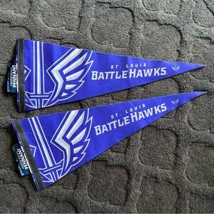 St. Louis Battle Hawks Pennants NWT
